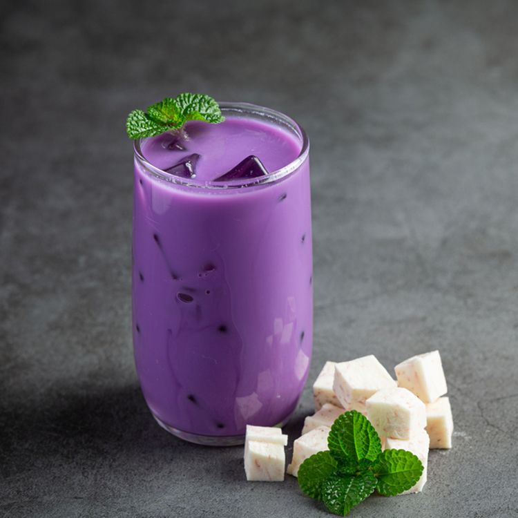 Taro Shake + Boba